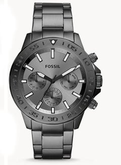 FOSSIL Men's Bannon Multifunction Smoke Stainless Steel Watch
 BQ2491  - Image 1