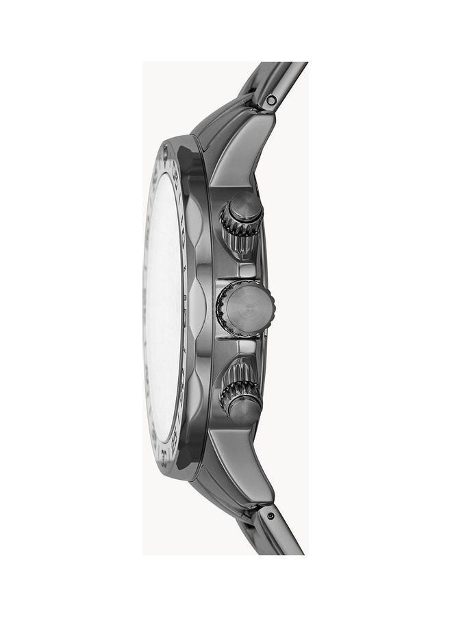 FOSSIL Men's Bannon Multifunction Smoke Stainless Steel Watch
 BQ2491  - Image 3