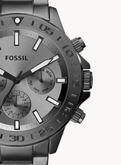 FOSSIL Men's Bannon Multifunction Smoke Stainless Steel Watch
 BQ2491  - Image 4