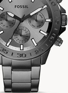 FOSSIL Men's Bannon Multifunction Smoke Stainless Steel Watch
 BQ2491  - Image 5