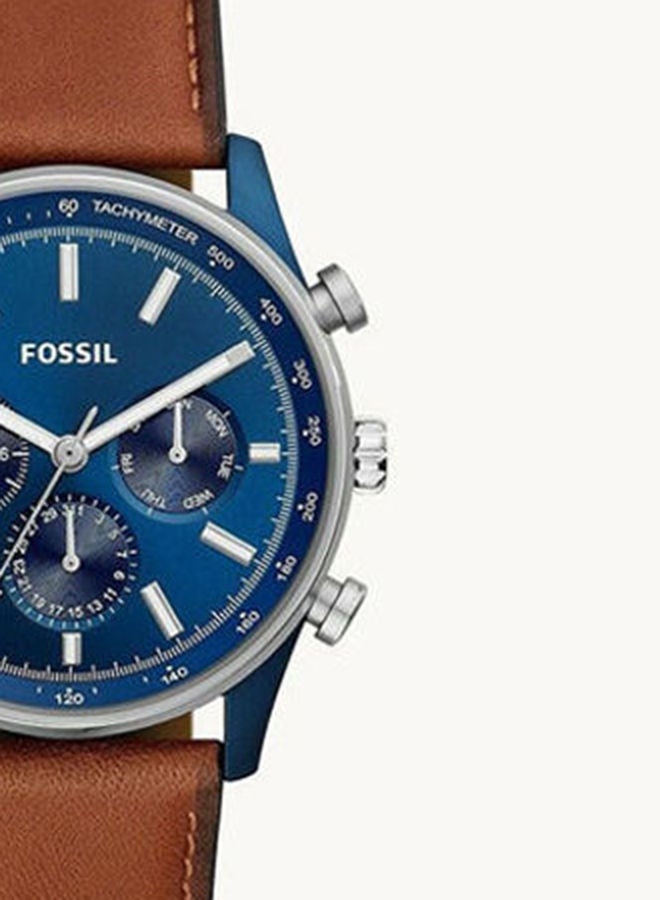 فوسيل ساعة يد كرونوغراف بسوار من الراتنج طراز BQ2512 للرجال - Image 4