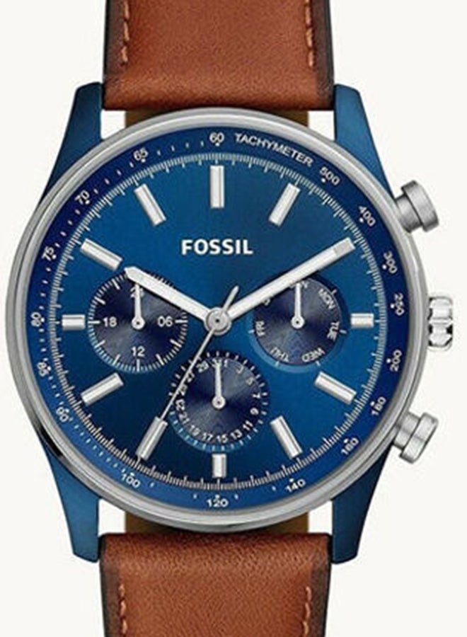 فوسيل ساعة يد كرونوغراف بسوار من الراتنج طراز BQ2512 للرجال - Image 5