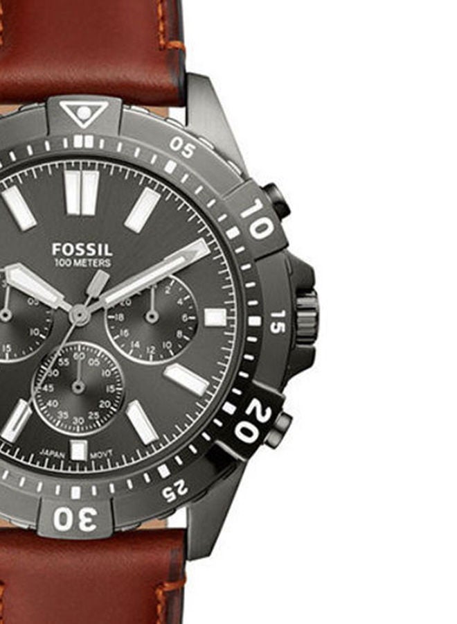 FOSSIL Women's Leather Analog Wrist Watch Fs5770 - 44 mm - Brown  - Image 5