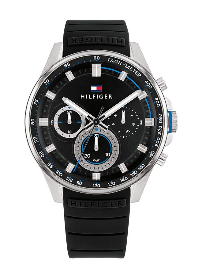 TOMMY HILFIGER - Men's Max Black Dial Watch - 1791971 - Image 1