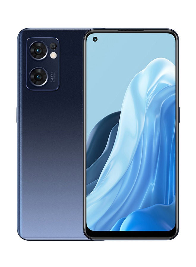 أوبو هاتف رينو 7 ثنائي الشريحة ويدعم تقنية 5G بذاكرة رام سعة 8 جيجابايت وذاكرة داخلية سعة 256 جيجابايت بلون أسود نجمي - إصدار الشرق الأوسط - Image 1