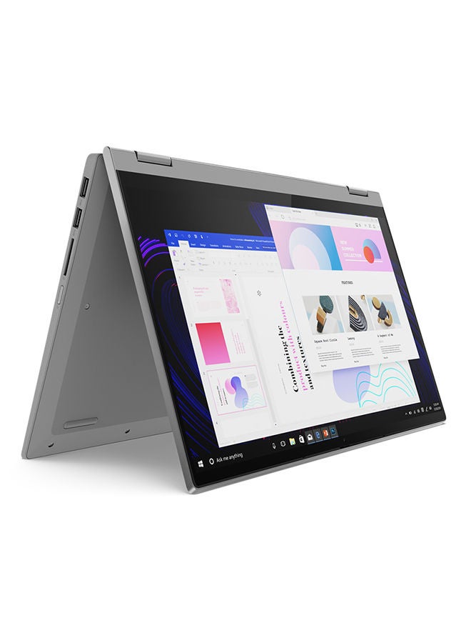 Lenovo - IdeaPad Flex 5 14ALC05 (Upgraded Version) Laptop With 14-Inch FHD Display AMD Ryzen 7 5700U Processor/8GB RAM/512GB SSD/Integrated AMD Radeon Graphics/Windows 11 English Platinum Grey - Image 1