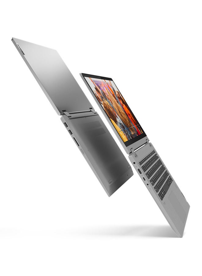 Lenovo - IdeaPad Flex 5 14ALC05 (Upgraded Version) Laptop With 14-Inch FHD Display AMD Ryzen 7 5700U Processor/8GB RAM/512GB SSD/Integrated AMD Radeon Graphics/Windows 11 English Platinum Grey - Image 1