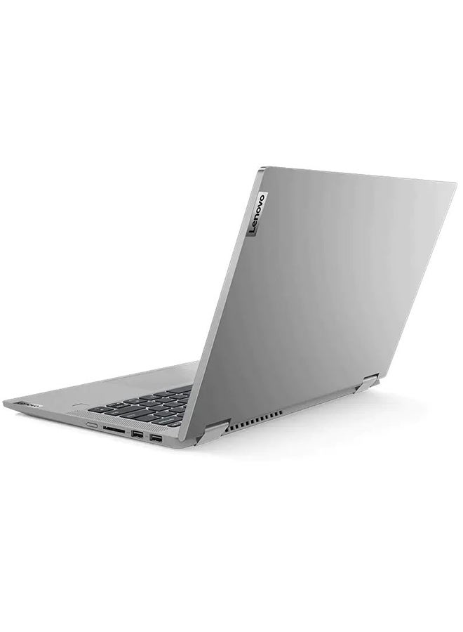 Lenovo - IdeaPad Flex 5 14ALC05 (Upgraded Version) Laptop With 14-Inch FHD Display AMD Ryzen 7 5700U Processor/8GB RAM/512GB SSD/Integrated AMD Radeon Graphics/Windows 11 English Platinum Grey - Image 1
