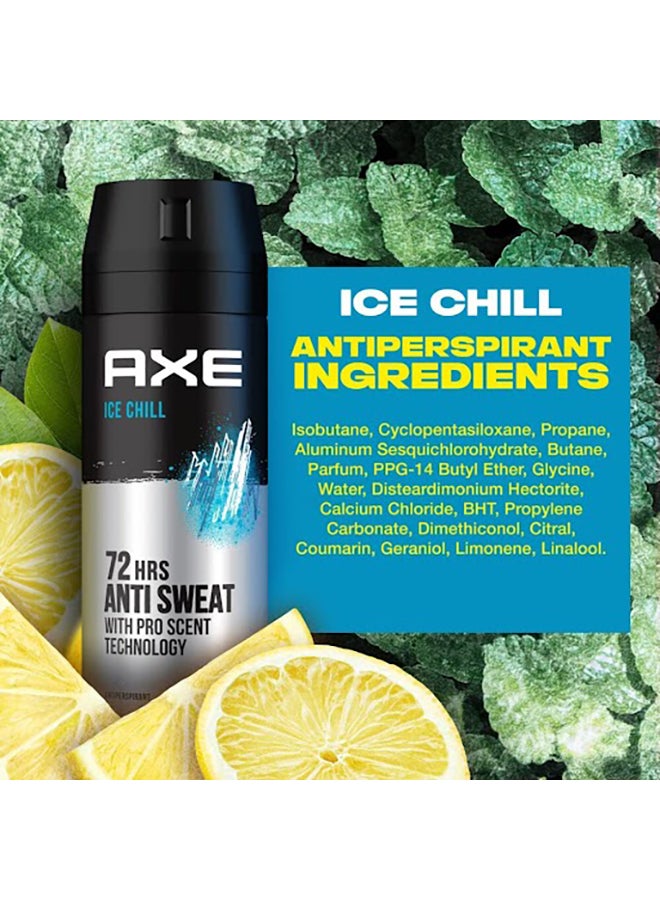Axe Ice Chill Antiperspirant Deodorant 150ml  - Image 3