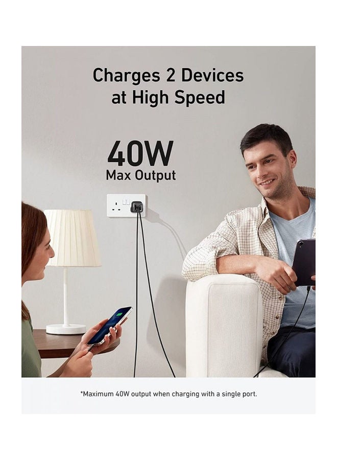 Anker USB  Type C Wall Charger 40W White  - Image 3