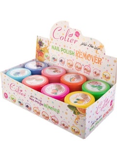 COLIER 24-Piece Nail Polish Remover Multicolour  - Image 1