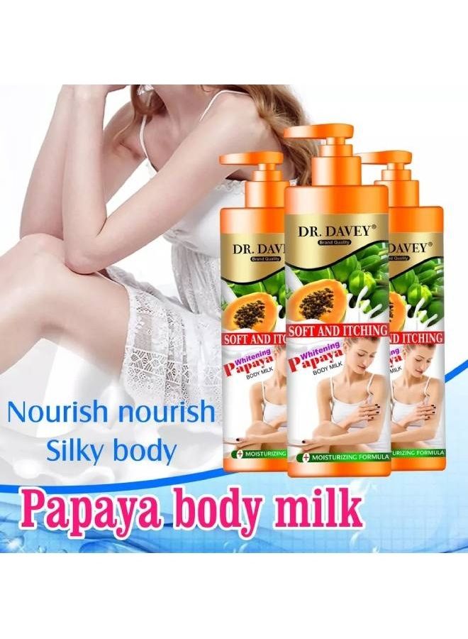 دكتور دافي لوشن لتفتيح البشرة بفاكهة البابايا 500ملليلتر - Image 3