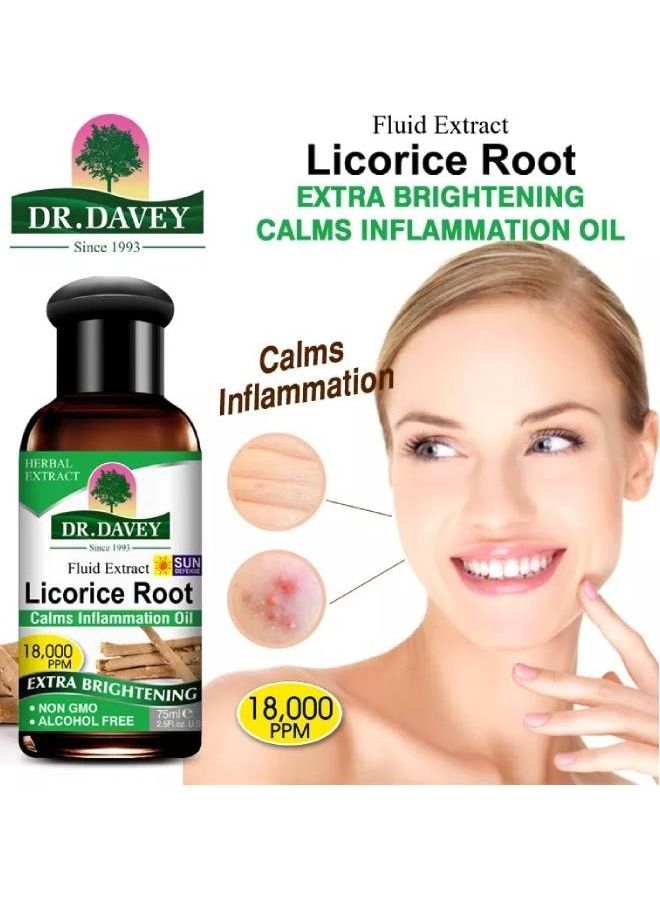 DR. DAVEY Licorice Root Calms Facial Oil 75ml  - Image 2