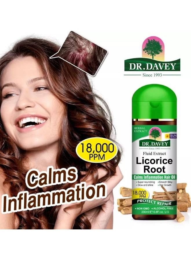 DR. DAVEY Licorice Root Hair Oil 200ml - Image 2