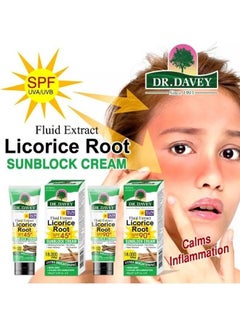 DR. DAVEY Licorice Root Sunblock Cream 100grams  - Image 2