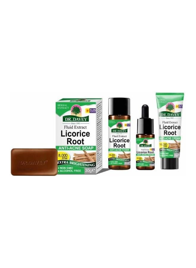DR. DAVEY Licorice Root Anti Acne Starter Kit 100ml  - Image 2
