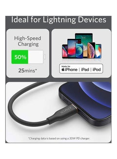 PowerLine III Flow USB-C To Lightning Cable (3ft/0.9m) Black - v1658818904/N53337260A_6