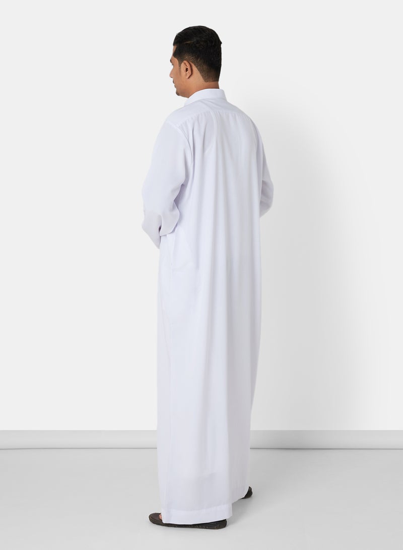 سيفي فور صقر - كندورة سعودية فاخرة أبيض - Image 1