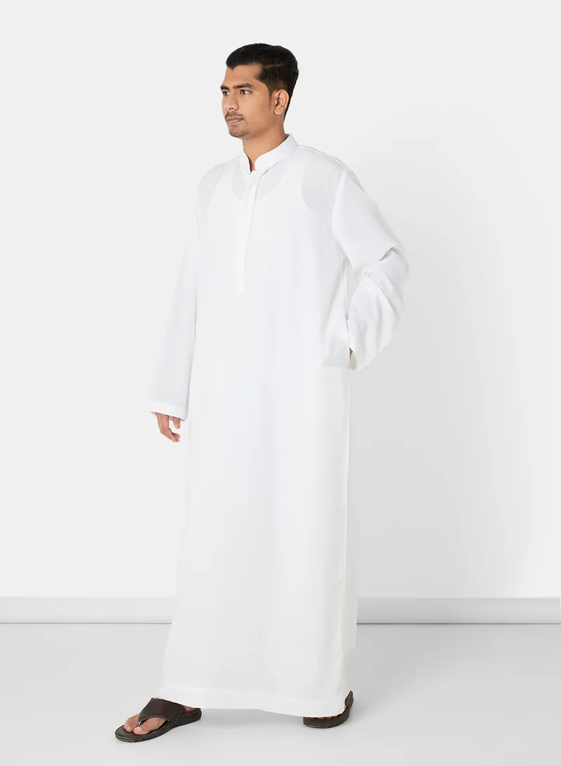 SIVVI for SAQR Premium Saudi Kandora Off-White