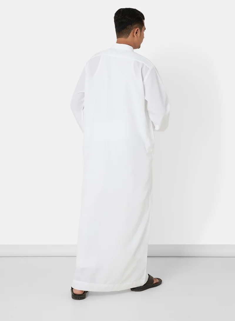 SIVVI for SAQR Premium Saudi Kandora Off-White