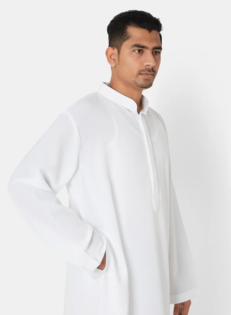 SIVVI for SAQR Premium Saudi Kandora Off-White