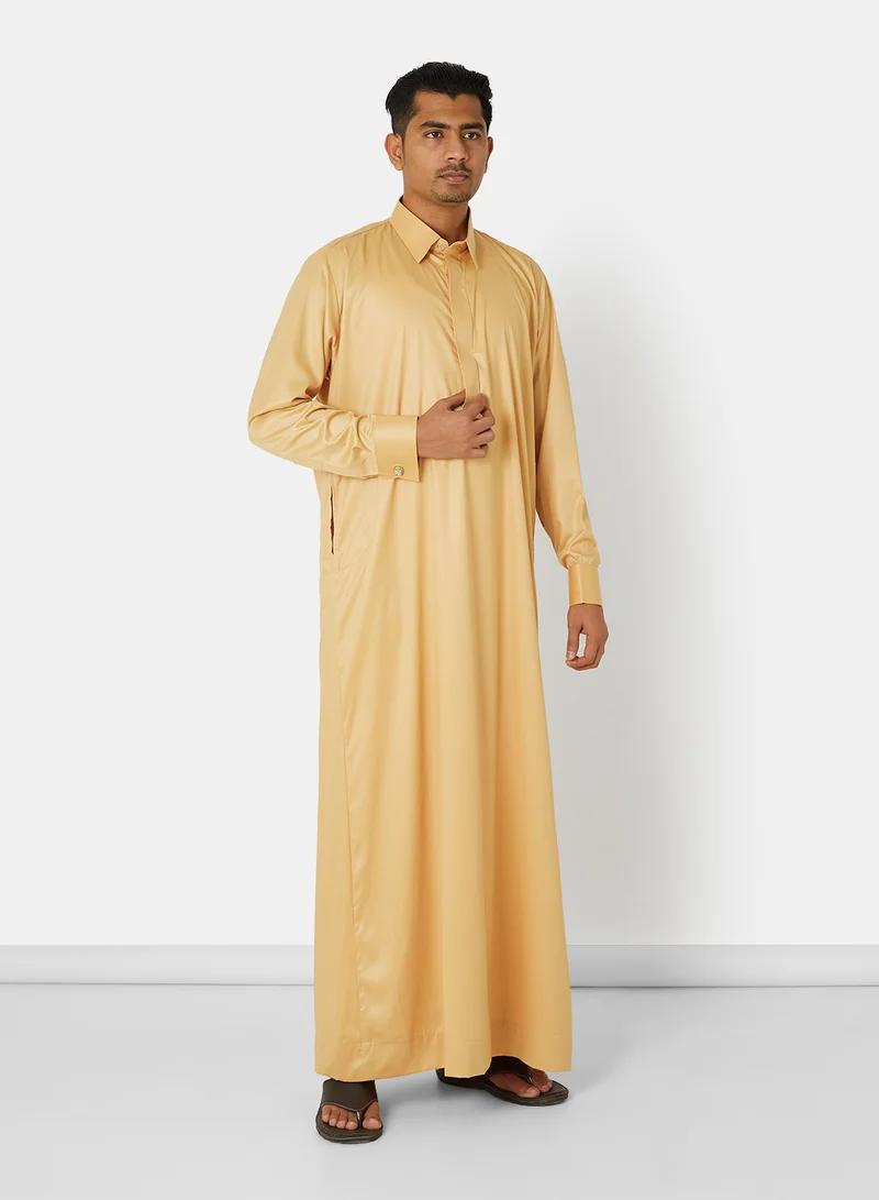 SIVVI for SAQR Premium Saudi Kandora Orange
