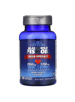 21st CENTURY Alaska Wild Fish Oil Mega Omega-3 - 90 Softgels  - Image 2