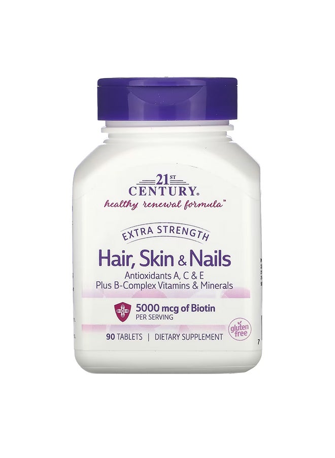 Hair, Skin And Nails Dietary Supplement - 90 Tablets - v1658822675/N32776254A_3