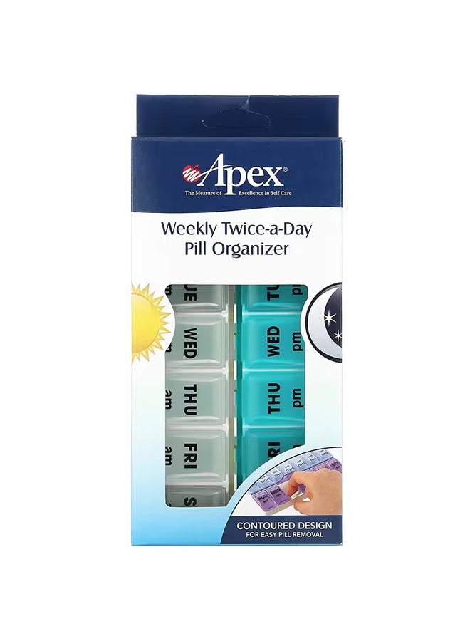 Weekly Twice-A-Day Pill Organizer - v1658822682/N37101361A_1