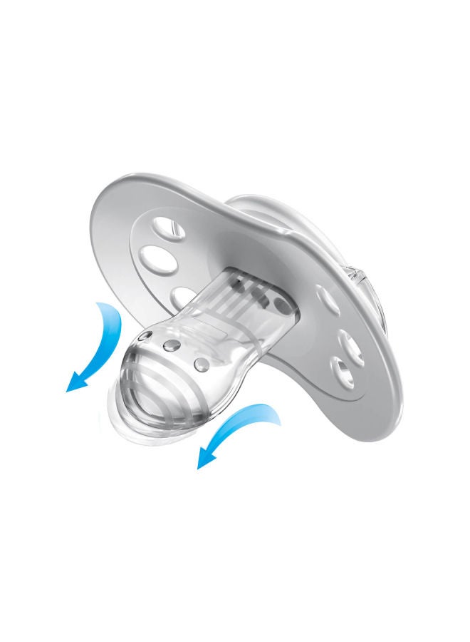 لوفي لهاية سيليكون ديناميكية من 6 إلى 18 شهر 2 قطعة هاي جيرل - Image 3