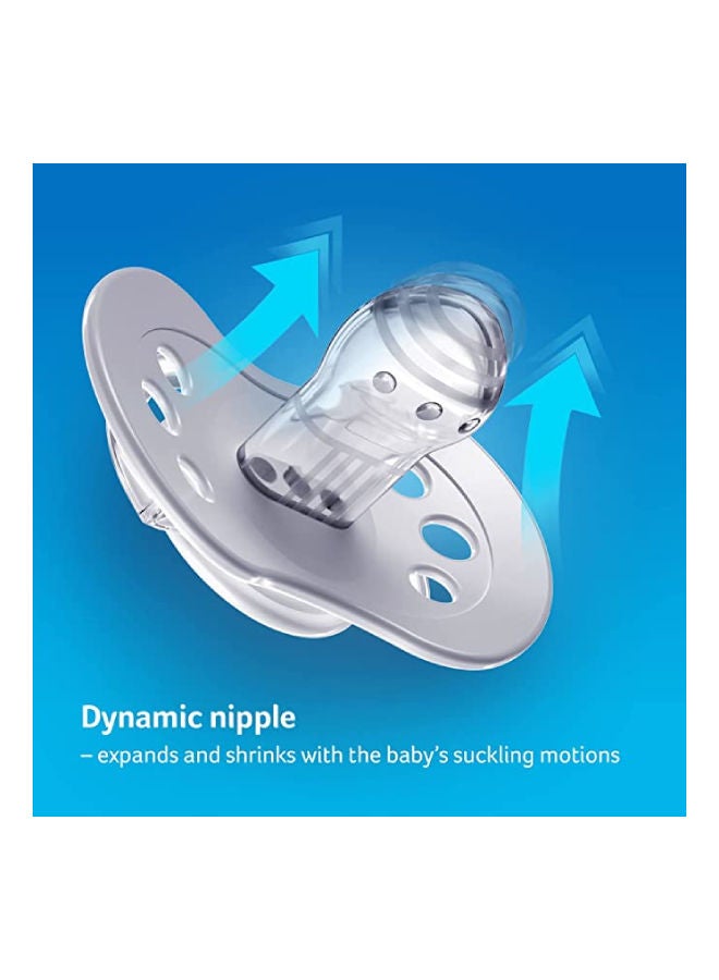 لوفي لهاية سيليكون ديناميكية 3-6 م 2 قطعة لون أزرق ستاردست - Image 4