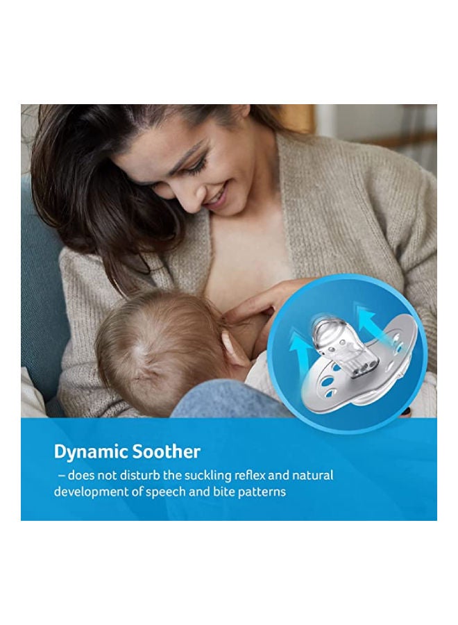 لوفي لهاية سيليكون ديناميكية 3-6 م 2 قطعة لون أزرق ستاردست - Image 5