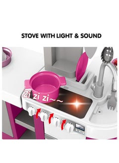 Bei Di Yuan Toys 53-Piece Kitchen Set with Light and Sound 922-43 61X33X72.5cm  - Image 5
