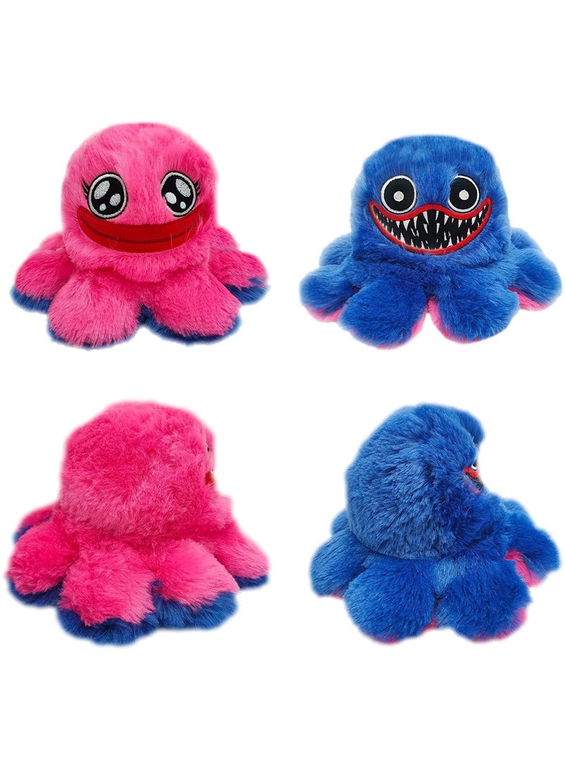 Rock Pow - Huggy Wuggy Reversible Plush Toy - Image 1