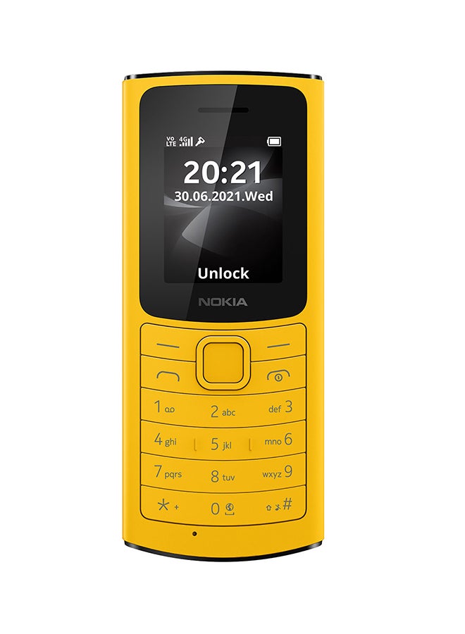 NOKIA 110 4G Dual SIM  Yellow- Middle East Version - Image 2