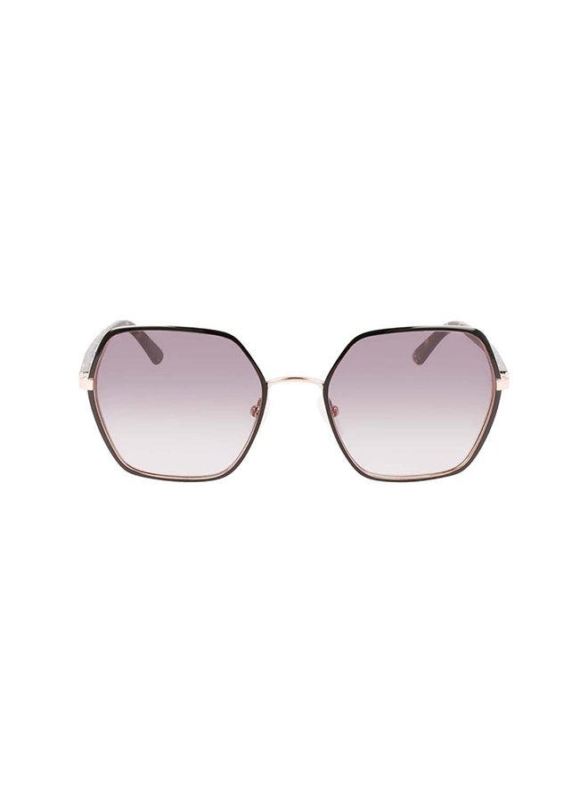 CALVIN KLEIN Women's Full Rim Metal Modified Rectangle  Sunglasses  CK21131S-001-5620  - Image 2