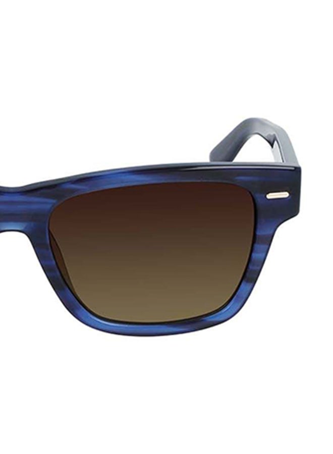 كالفن كلاين نظارة شمسية بإطار مستطيل معدل وكامل الحواف ومصنوع من الأسيتات طراز CK21528S-416-5318 للرجال - Image 5