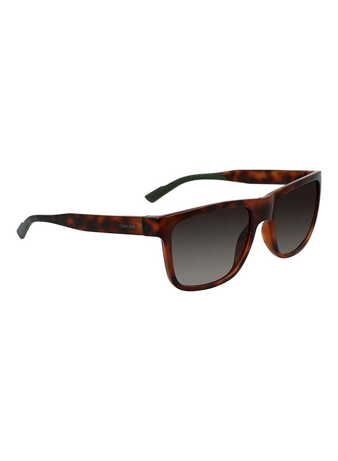 Men's Full Rim Injected Modified Rectangle  Sunglasses  CK21531S-220-5819 - v1658843003/N49741182A_3