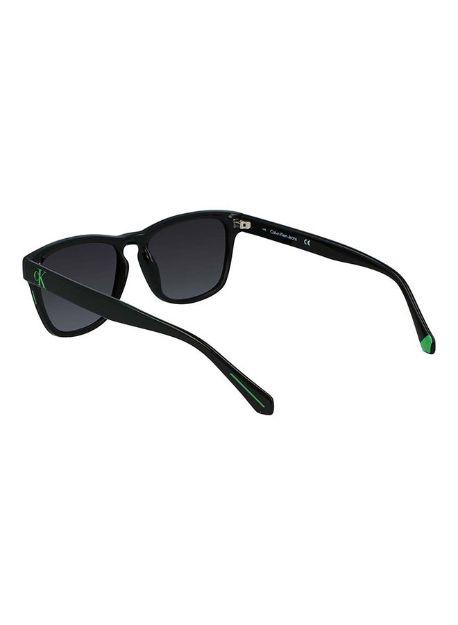 Calvin Klein Jeans Men's Full Rim Injected Modified Rectangle  Jeans Sunglasses  CKJ21623S-001-5517  - Image 4