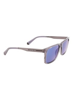 Calvin Klein Jeans Men's Full Rim Injected Modified Rectangle  Jeans Sunglasses  CKJ21624S-050-5716  - Image 3