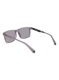 Calvin Klein Jeans Men's Full Rim Injected Modified Rectangle  Jeans Sunglasses  CKJ21624S-050-5716  - Image 4