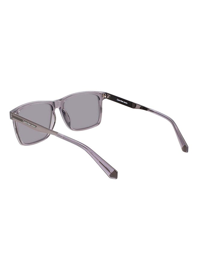 Calvin Klein Jeans - Men's Full Rim Injected Modified Rectangle  Jeans Sunglasses  CKJ21624S-050-5716 - Image 1