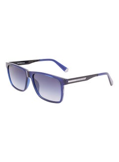 Calvin Klein Jeans Men's Full Rim Injected Modified Rectangle  Jeans Sunglasses  CKJ21624S-400-5716  - Image 1