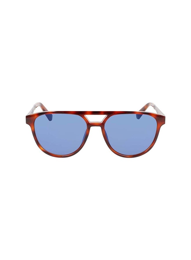 كالفن كلاين جينز نظارة شمسية أفياتور بإطار كامل الحواف طراز CKJ21625S-240-5616 - Image 2