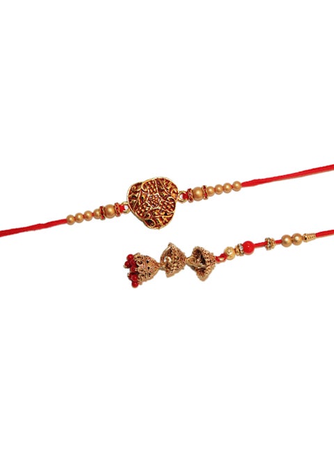 Designer Handcrafted Rakhi Multicolour