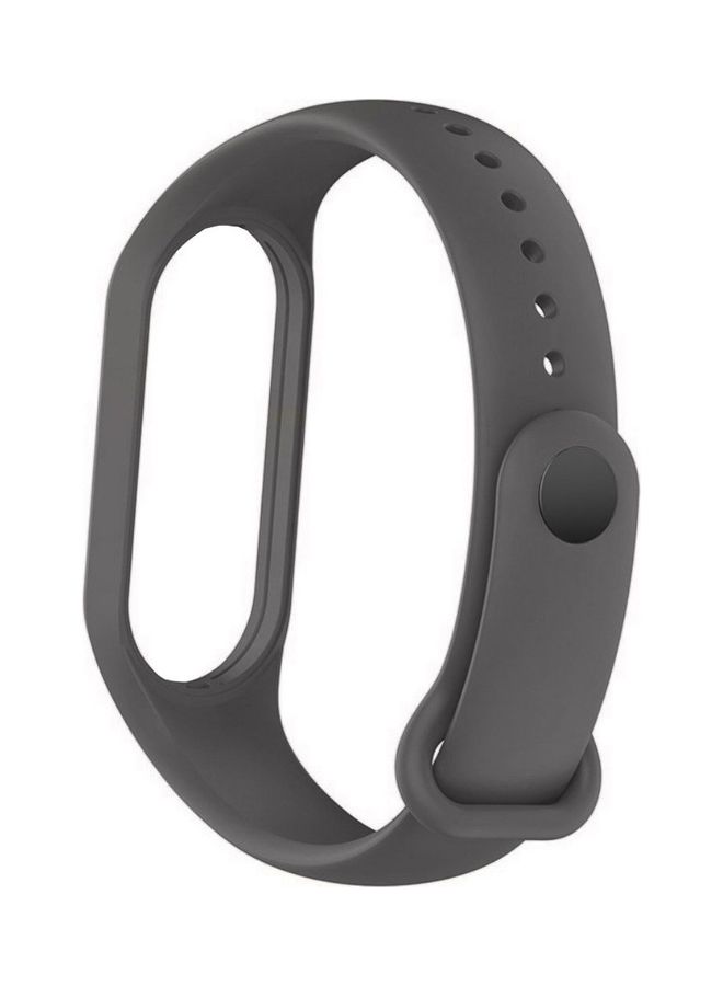 مارجون سوار رياضي بديل من السيليكون المرن متوافق مع ساعة شاومي مي باند 7 لتتبع اللياقة البدنية إصدار 2022 رمادي - Image 2