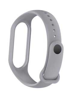 MARGOUN Xiaomi Mi Band 7 Replacement Strap Soft Silicone Watch Band Sport Wristband Bracelet Compatible with Mi Band 7 Smart Fitness Tracker 2022 Release Light Grey  - Image 2
