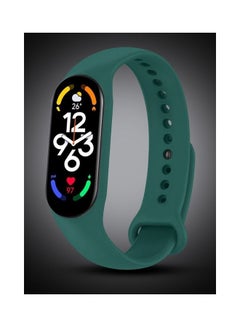 MARGOUN Xiaomi Mi Band 7 Replacement Strap Soft Silicone Watch Band Sport Wristband Bracelet Compatible with Mi Band 7 Smart Fitness Tracker 2022 Release Dark Green  - Image 5