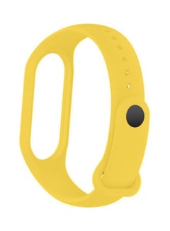 MARGOUN Xiaomi Mi Band 7 Replacement Strap Soft Silicone Watch Band Sport Wristband Bracelet Compatible with Mi Band 7 Smart Fitness Tracker 2022 Release Yellow  - Image 2