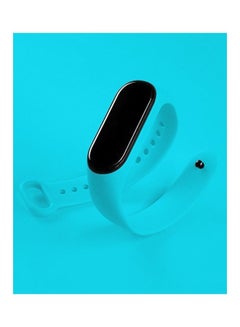 MARGOUN Xiaomi Mi Band 7 Replacement Strap Soft Silicone Watch Band Sport Wristband Bracelet Compatible with Mi Band 7 Smart Fitness Tracker 2022 Release Light Blue  - Image 3